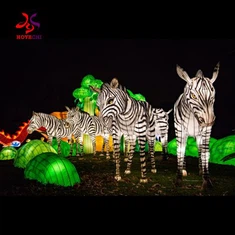 Állati lámpás lámpa készletek kültéri kínai lámpás lámpákkal